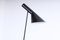 Black Visor Floor Lamp by Arne Jacobsen for Louis Poulsen 11