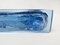 Lámpara de mesa Art Déco de vidrio azul de Verlys France, años 20, Imagen 24
