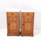 Art Nouveau Oak Jugendstil Nightstands, 1890s, Set of 2 2