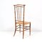 Mid-Century Modern Beech and Faux Bamboo High Back Dining Room Chairs, 1970s, Set of 4 6