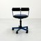 Electric Blue Desk Chair from Bieffeplast, 1980s, Image 5