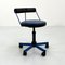 Chaise de Bureau Bleue Électrique de Bieffeplast, 1980s 2