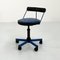 Chaise de Bureau Bleue Électrique de Bieffeplast, 1980s 1