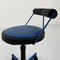 Chaise de Bureau Bleue Électrique de Bieffeplast, 1980s 4