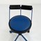 Electric Blue Desk Chair from Bieffeplast, 1980s, Image 3