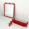 Red Bathroom Set with Mirror with Lights from Carrara & Matta, 1970s, Set of 3, Image 3