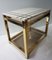 Travertine and Gold Side Table by Maison Jansen Alain Delon for Mario Sabot, 1970s 20