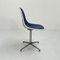 Elektrischer Blauer La Fonda Stuhl von Charles & Ray Eames für Herman Miller, 1960er 3