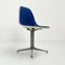 Elektrischer Blauer La Fonda Stuhl von Charles & Ray Eames für Herman Miller, 1960er 7
