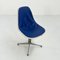 Elektrischer Blauer La Fonda Stuhl von Charles & Ray Eames für Herman Miller, 1960er 6