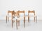 Danish Dining Chairs by Arne Hovmand Olsen, 1960s, Set of 4 3