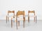 Danish Dining Chairs by Arne Hovmand Olsen, 1960s, Set of 4 4