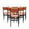 Legger Dining Chairs by Gio Ponti for Cassina, 1950, Set of 6, Image 3