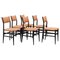 Legger Dining Chairs by Gio Ponti for Cassina, 1950, Set of 6 1