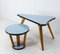 Vintage French Nesting Tables Formica Top, 1950s, Set of 3 3