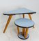 Tables Gigognes Vintage avec Plateau en Formica, France, 1950s, Set de 3 2