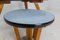 Vintage French Nesting Tables Formica Top, 1950s, Set of 3 8