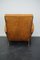 Vintage French Cognac-Colored Leather Club Chair, 1940s 13