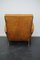 Vintage French Cognac-Colored Leather Club Chair, 1940s, Image 13