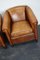 Vintage Dutch Cognac Colored Leather Club Chair, Set of 2 3