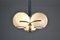 Italian Adjustable Pendant with Three Globes from Reggiani, 1970s, Image 13