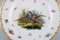 Antiker Meissener Porzellanteller mit handbemalten Vögeln und Insekten 2