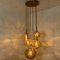 Cascade Light with 6 Yellow Murano Glass Globes, 1960s 12