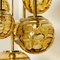 Lampada a cascata con 6 sfere in vetro di Murano giallo, anni '60, Immagine 10