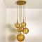 Cascade Light with 6 Yellow Murano Glass Globes, 1960s, Image 15