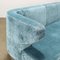 Blue Velvet 2-Seater Sofa by Gianni Moscatelli for Formanova, 1960s, Image 4