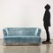 Blue Velvet 2-Seater Sofa by Gianni Moscatelli for Formanova, 1960s, Image 2