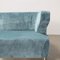 Blue Velvet 2-Seater Sofa by Gianni Moscatelli for Formanova, 1960s 5