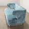 Blue Velvet 2-Seater Sofa by Gianni Moscatelli for Formanova, 1960s, Image 6