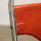 Sedie pieghevoli in metallo e pelle di Poltronova, Italia, anni '60 e '70, set di 9, Immagine 5