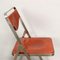 Metal and Leather Folding Chairs from Poltronova, Italy, 1960s-1970s, Set of 9 4