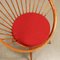 Circle Chair in Beech attributed to Yngve Ekström for Ese Möbler, Sweden, 1960s, Image 4