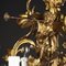 Italienischer Bronze Kronleuchter im eklektischen Stil 4