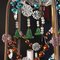 Gilt and Colored Glass Chandelier 6