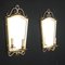 20th Century Wrought Iron Wall Lamps, Italy, Set of 2, Image 4
