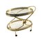 Glass Serving Bar Cart, Italy, 1960s, Image 1