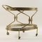 Glass Serving Bar Cart, Italy, 1960s, Image 8