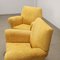 Mid-Century Yellow Armchairs, Set of 2 3