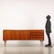 Credenza Mid-Century impiallacciata in teak, Immagine 2