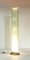 Mid-Century Italian Torchiere Floor Lamp in Iced Glass from Fontana Arte, 1980s 5