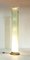 Mid-Century Italian Torchiere Floor Lamp in Iced Glass from Fontana Arte, 1980s, Image 5