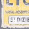 Cartel publicitario de zinc de Credit Lyonnais, años 30, Imagen 4