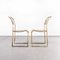 Tubular Gold Metal Dining Chairs, 1950s, Set of 2 4