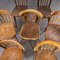 Honey Oak Bentwood Dining Chairs from Luterma, 1950s, Set of 7 2