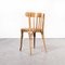 Honey Oak Bentwood Dining Chairs from Luterma, 1950s, Set of 7 5