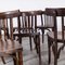 Ebony and Oak Bentwood Dining Chairs from Luterma, 1950s, Set of 8 6